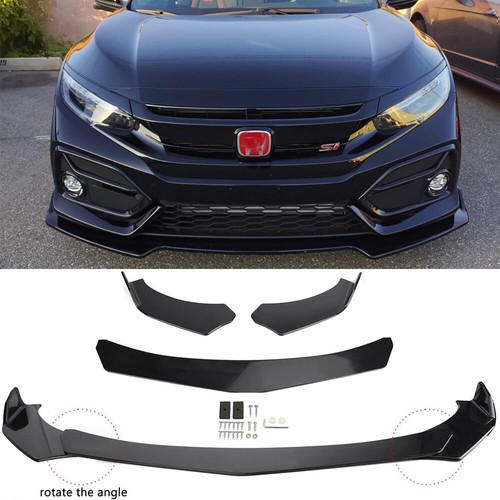 Gloss black front - front, bumper