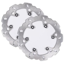 Pair of front brake discs