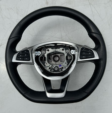 MERCEDES E CLASS W213 STEERING WHEEL AMG FLAT BOTTOM LEATHER PADDLE SHIFT (SW21)