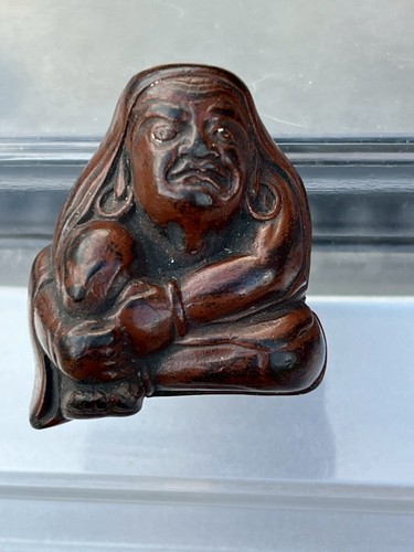 Edo era daruma monks netsuke - edo,