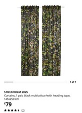 Ikea STOCKHOLM 2025 Curtains