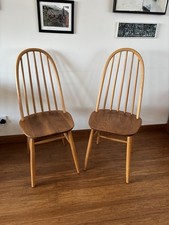 Mid century blond wooden - x,