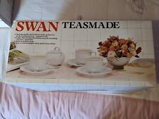 Swan Teasmade - Vintage Automatic Tea Maker Set with Clock - Sealed Box, Unused 