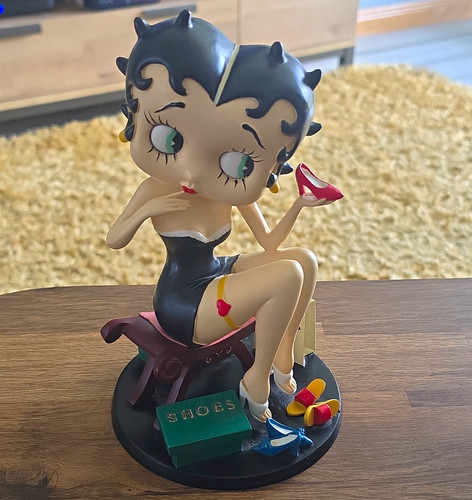 Inch betty boop plastic - boop,