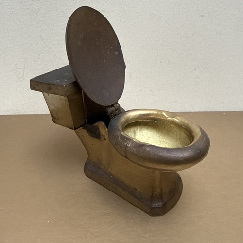 Toilet ornament ashtray - toilet,