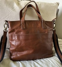 FAT FACE Brown leather