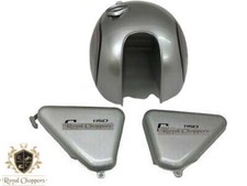 Fit For Norton Commando Roadster Silver Painted Petrol Tank 850 With Side Panel