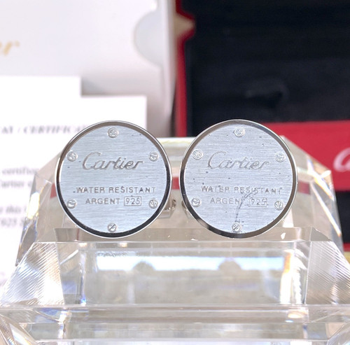 Cartier cufflinks water - cartier,
