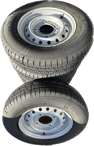 165r13c trailer wheels - 5x, and