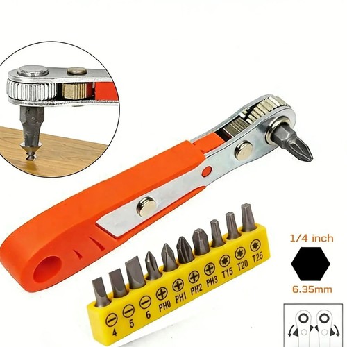 Ratcheting right angle - right,