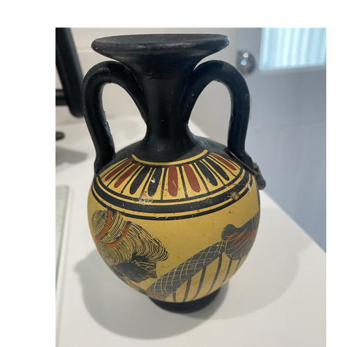 Greek decorative ceramic vase - greek,