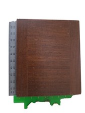 Gandolfi 5x7 Lens Board Dark Stain Mahogany