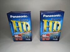 2 x Panasonic EC-60 HD VHS-C