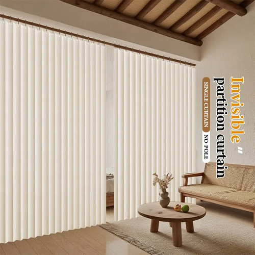 Foldable room divider curtain - room,