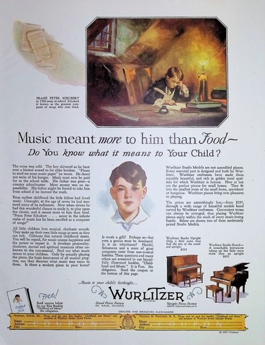 Original 1927 wurlitzer studio - original,