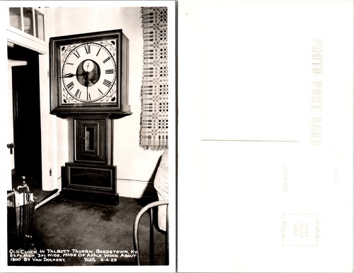 Rppc clock talbott tavern - rppc,