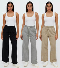 Ladies Gym Bottoms Open Hem Fleece Ladies Trousers Womens Joggers Jogging Pants