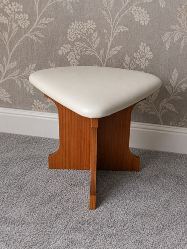 Vintage dressing table stool - vintage,