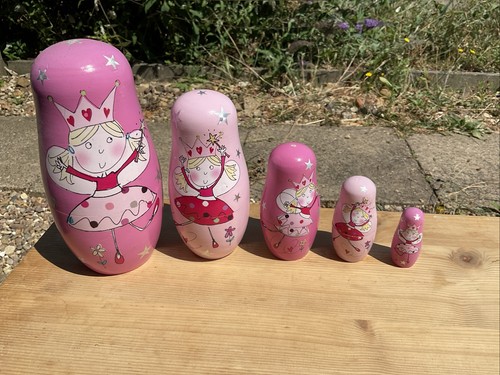Pink large russian dolls - large,