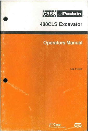 Case poclain crawler excavator - case,