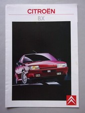 CITROEN BX Range orig 1988 UK