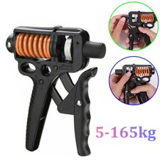 5-165kg Adjustable Hand Grip Strengthener Wrist Forearm Gripper Exerciser UK