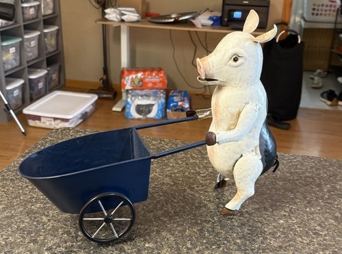Plant pot stand pig - plant,