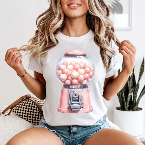 Pink gumball machine retro - gumball,