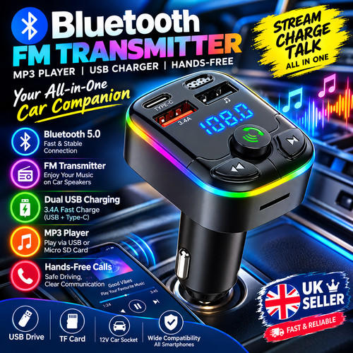 Bluetooth transmitter car - bluetooth, fm