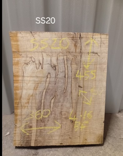 Spalted sycamore live edge - sycamore,