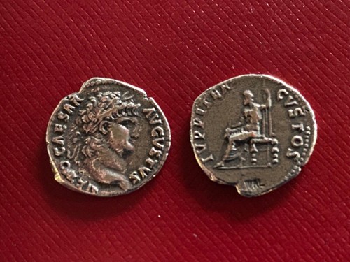 Roman nero denarius originally - roman,
