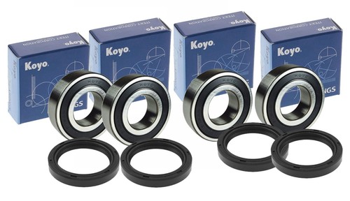 Front and rear wheel bearings - and,