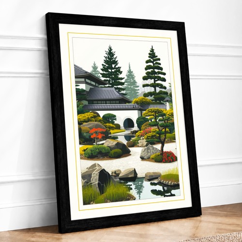 Japanese garden bridge japandi - japanese,