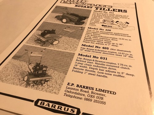 Barrus mtd lawnflite mower - barrus,