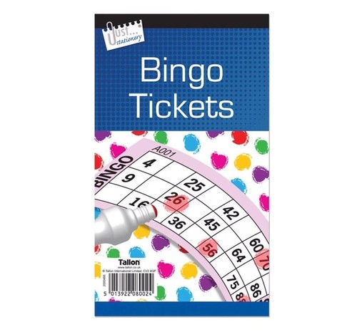 600 bingo game single ticket - game,