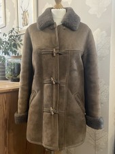 Women’s Morlands Glastonbury Real Sheepskin Suede Shearling Jacket Small