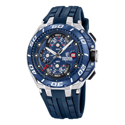 Festina gents chrono bike blue - chrono,