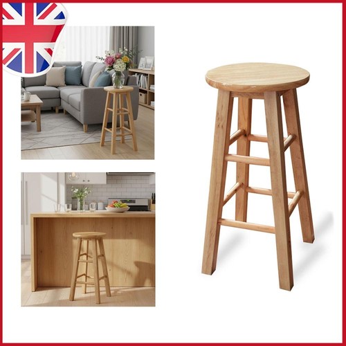 60cm wooden high legs stool - 60cm,