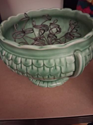 Vintage sylvac green bowl - sylvac,