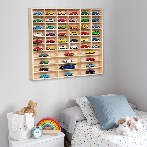 Wooden car model storage box - wooden,