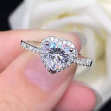 1.94Ct Heart Cut Moissanite