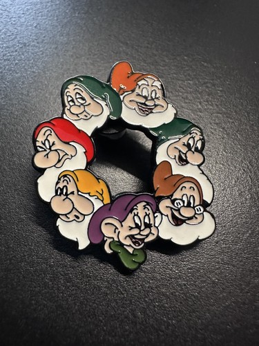 Seven dwarfs enamel pin badge - enamel,
