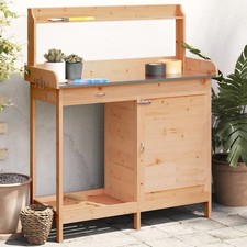 Potting Table with Cabinet