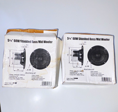 Maplin ls69aw 4in shielded - ls69aw, 1/4in