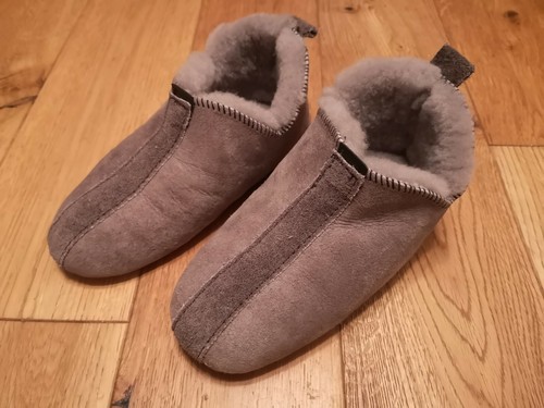 Sheepskin slippers kids - sheepskin,