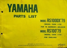 YAMAHA RS100 / RS100DX 1979