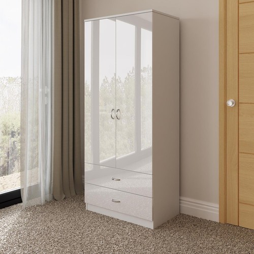 White gloss door drawer - white,