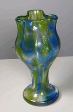 Loetz Art Glass Vase Blue