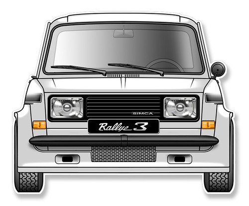 Simca 1000 rallye laminated - ,
