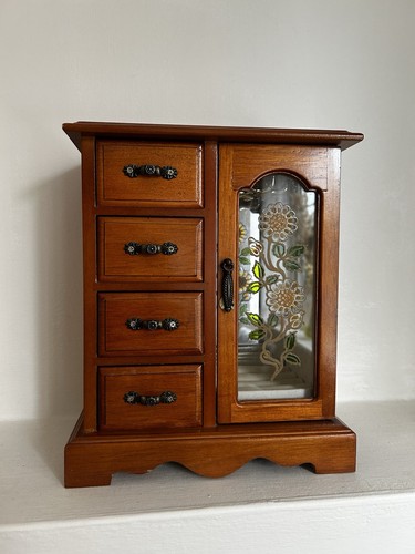 Vintage wooden wardrobe - wooden,